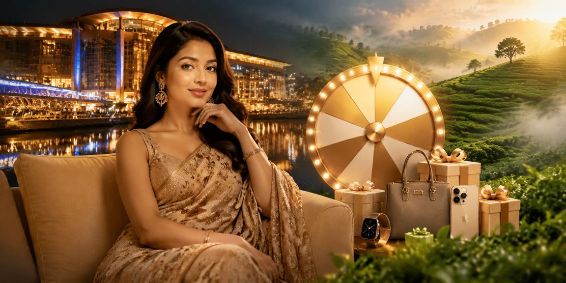 ঢাকায় লাকি ড্র টুর্নামেন্টে চা বাগানের দৃশ্য